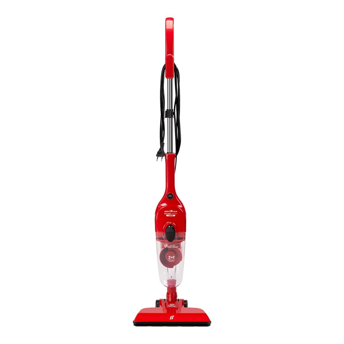 Aspirador de Pó Vertical Britânia Filtro Ciclone 1400W BAS1500V 220V - Potência e Mobilidade