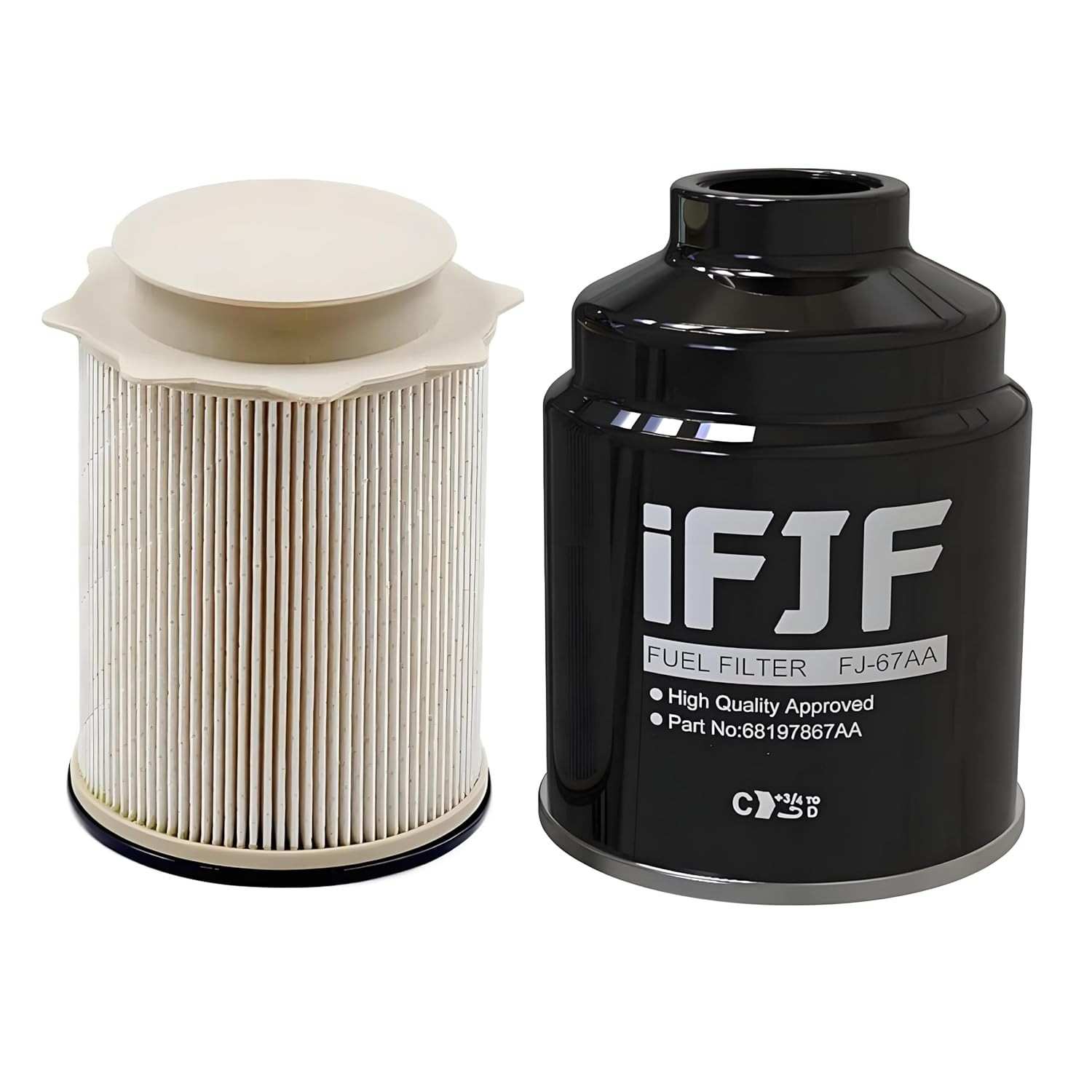Filtro de Combustível e Separador de Água iFJF para Dodge Ram 6.7L Cummins Turbo Diesel - Proteção Essencial