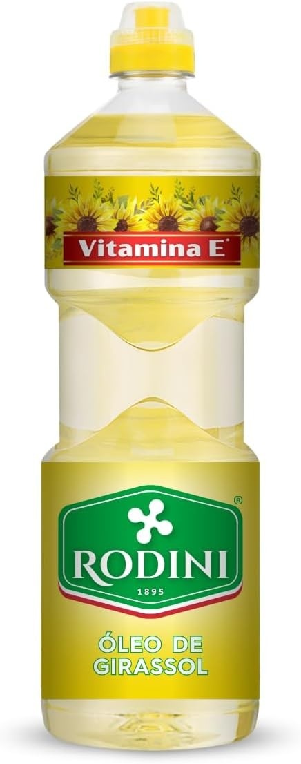 Rodini Óleo De Girassol 900Ml Alimentos Óleo Refinado Comestível De Girassol Dourado Livre De Glúten E Non Gmo Fonte De Ômega 6 E Vitamina E Agricultura Familiar Embalagem