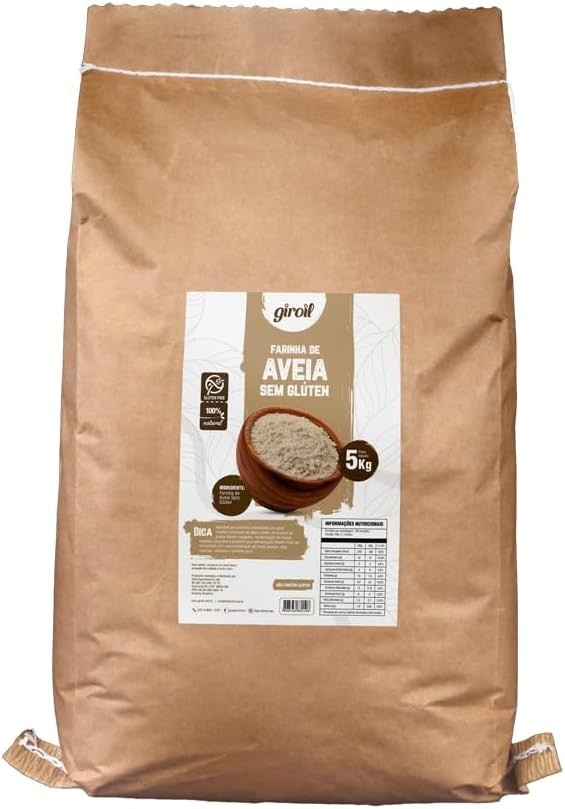 Farinha de Aveia Sem Glúten 5 Kg