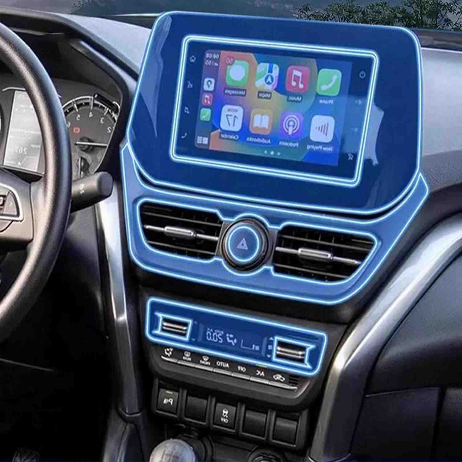 Proteção Premium para Interior do Urban Cruiser Hyryde 2025: Película TPU de Navegação Central LAVIYE