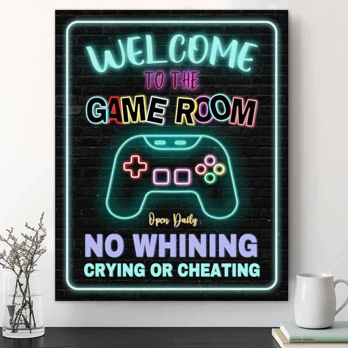 Arte de Parede Gamer 20x25cm - Decoração Moderna para Quarto de Jovens e Sala de Jogos
