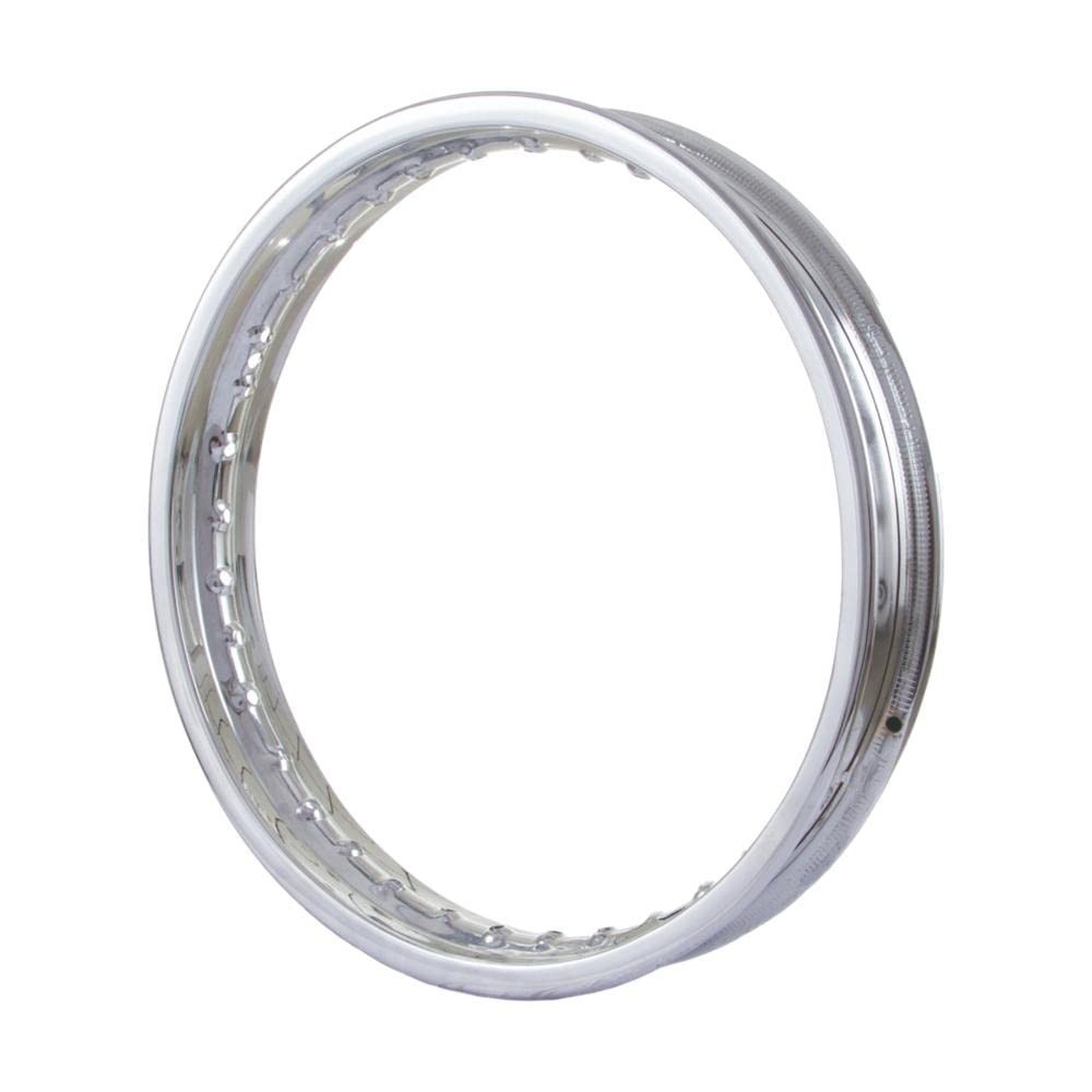 Aro de Roda Cromado 18x2.15 para Motos: XL/Xlx/Nx/Xr 200, Tornado, XTZ 125/250, Lander/Tenere 250, DT/Agr/XRE 300