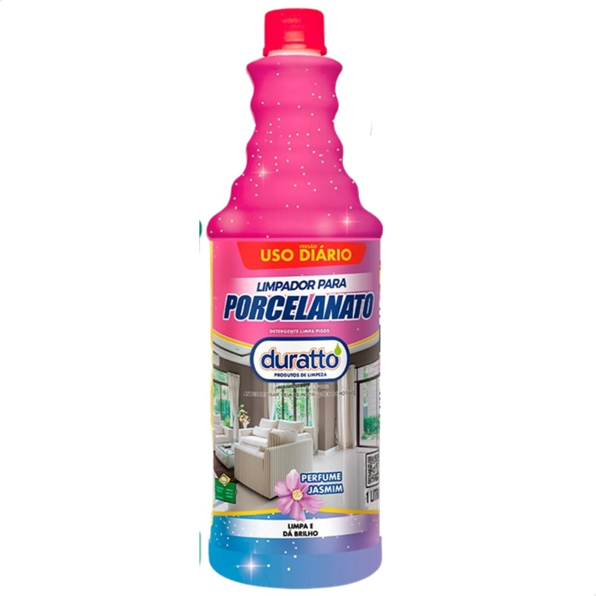 Limpador de Porcelanato Duratto 1L - Concentrado para Limpeza Diária com Fragrância Jasmim