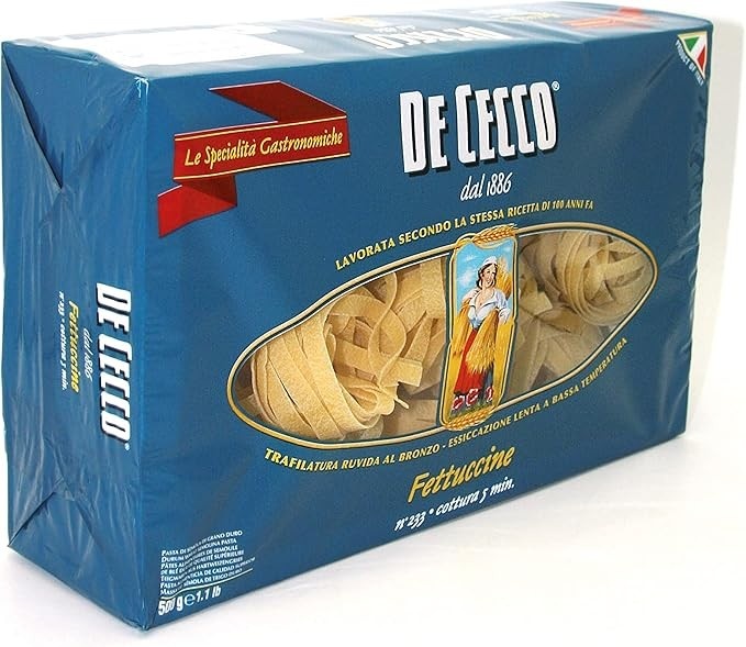 De Cecco Macarrão Trigo Grano Duro Fettuccine 223 Pacote 500g
