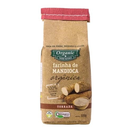 Farinha de Mandioca Torrada Orgânica Organic 500g