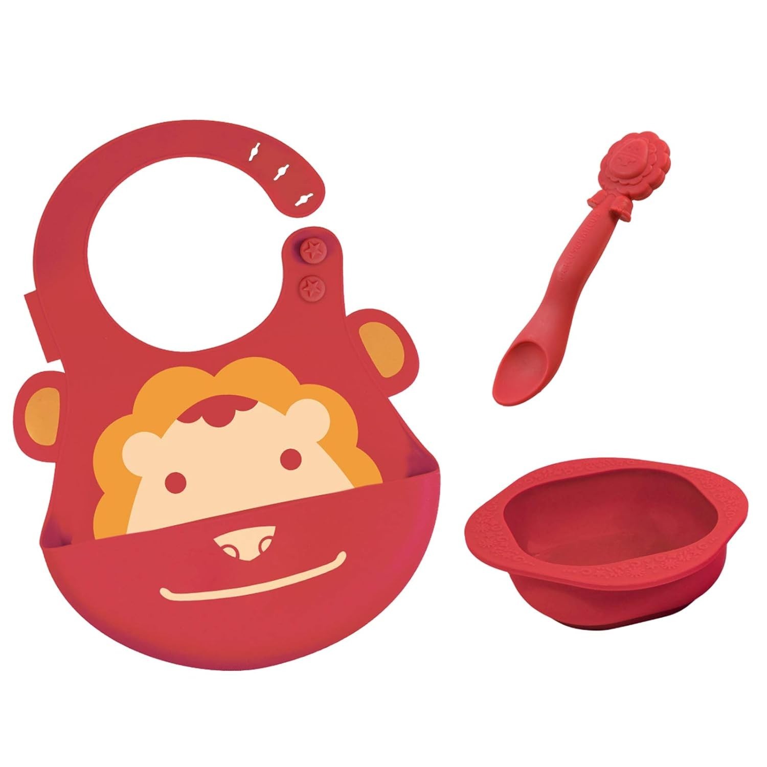 Kit de Alimentação Infantil Leão Marcus e Marcus - Estimule a Diversão na Hora da Refeição!