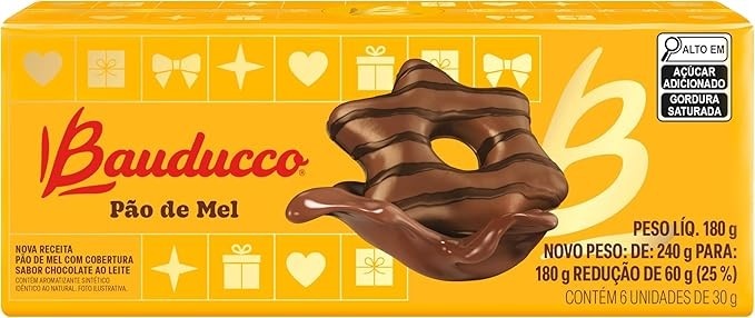 Pão de Mel Bauducco 180g