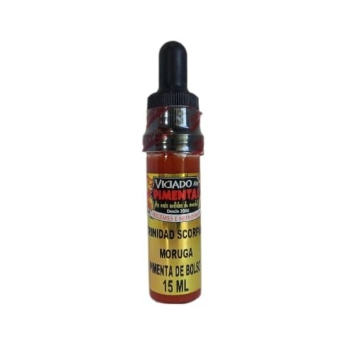 Molho De Pimenta Trinidad Scorpion Original Sem Glúten 15 Ml