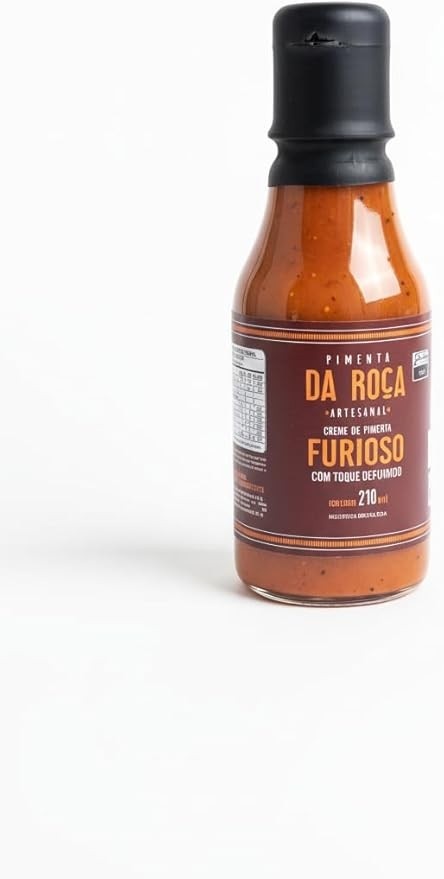 Molho Creme de Pimenta Defumado Artesanal, 210ml