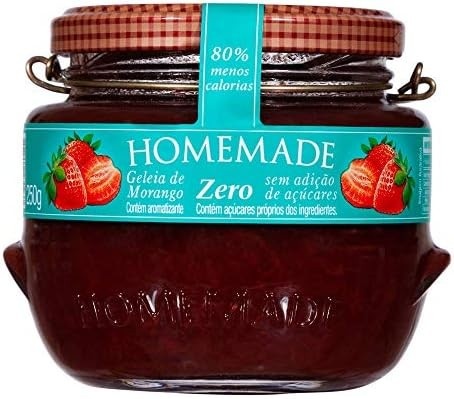 Geleia de Morango Zero Homemade 250g