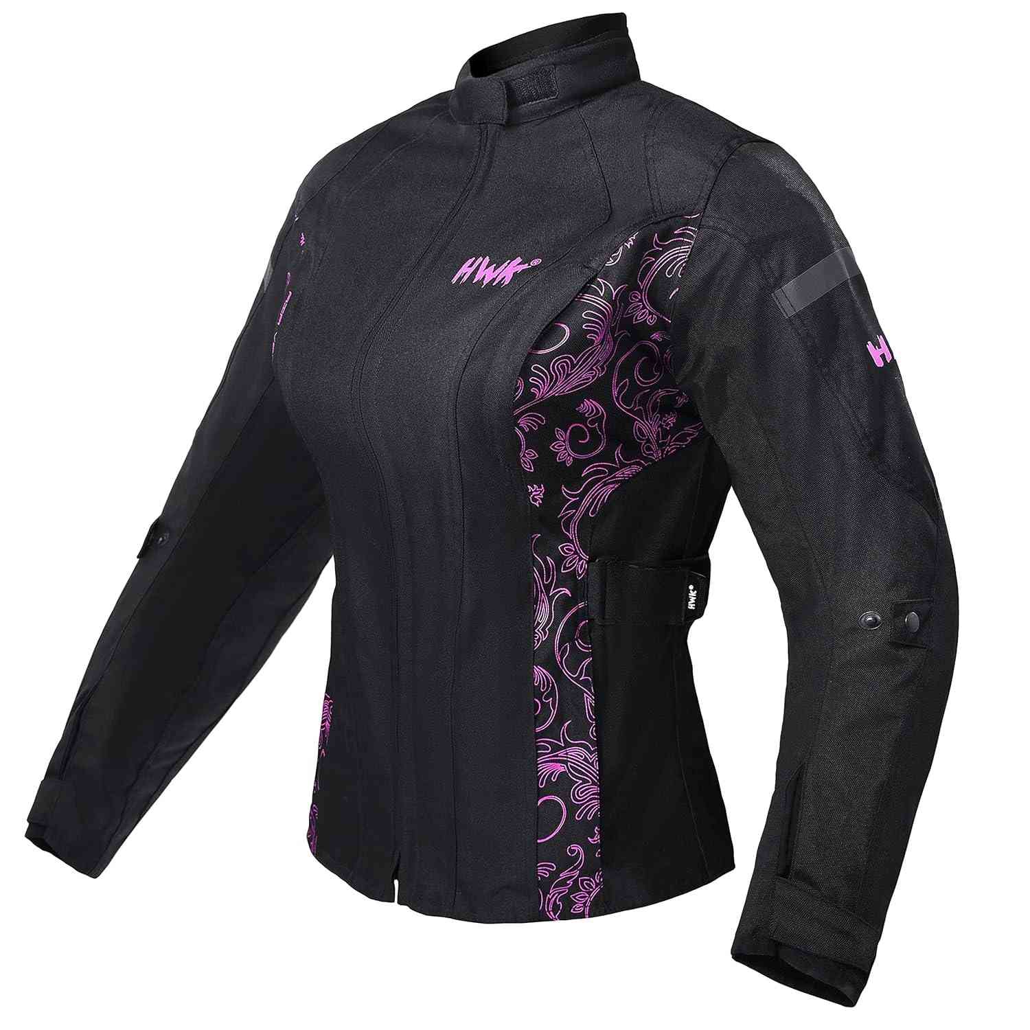 HWK Jaqueta feminina de motociclista de aventura/turismo, com armadura CE para motocicletas Enduro