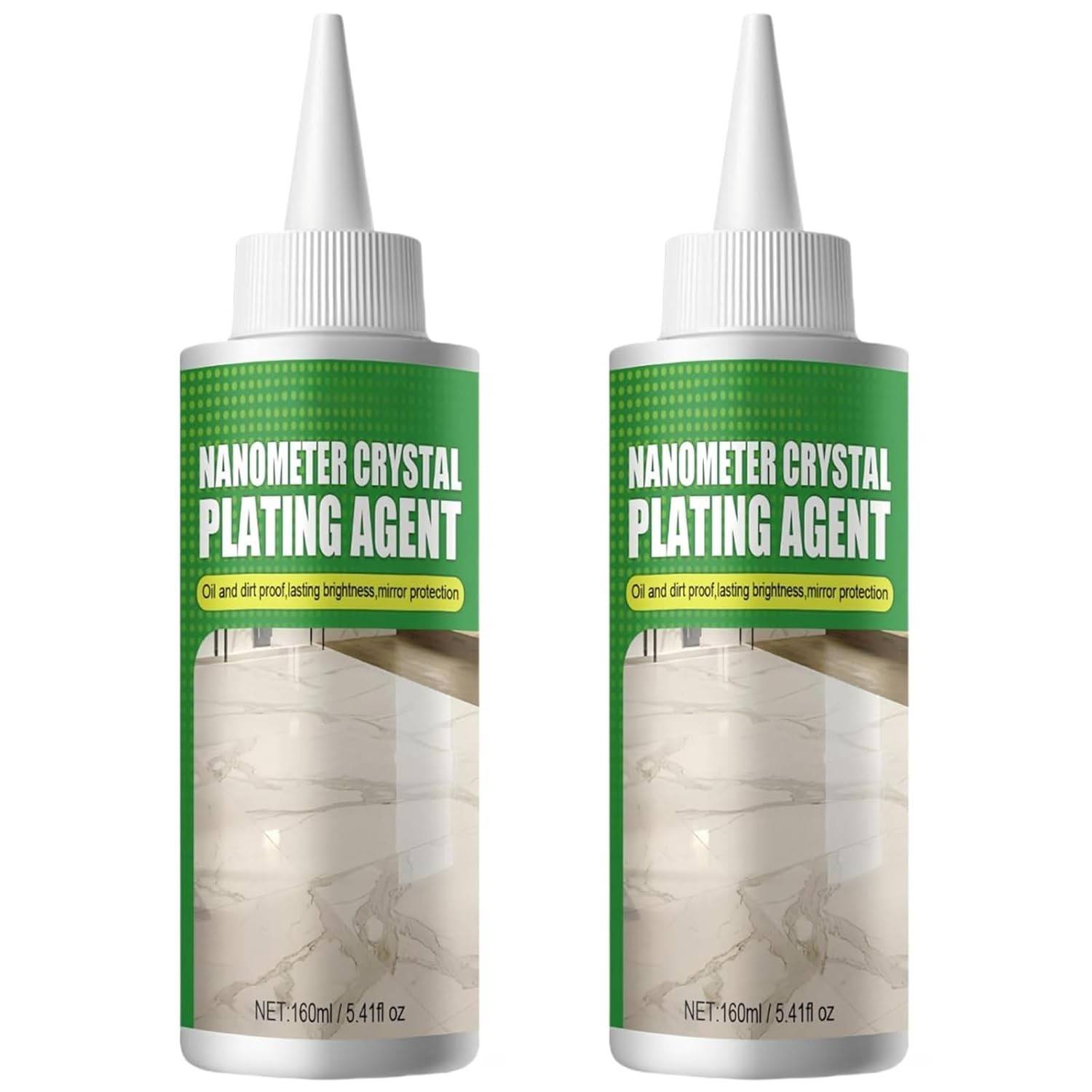 Wunhunew: Kit 2 Agentes de Revestimento Nano Cristal para Mármore e Pedras - Brilho Duradouro e Proteção
