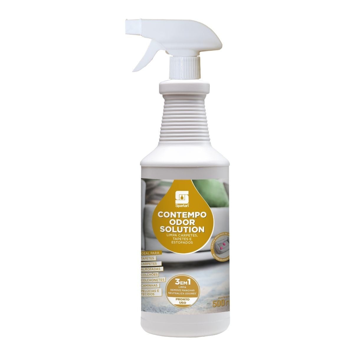 Contempo Odor Solution: Limpador e Neutralizador de Odores para Tapetes, Carpetes e Tecidos 500ml