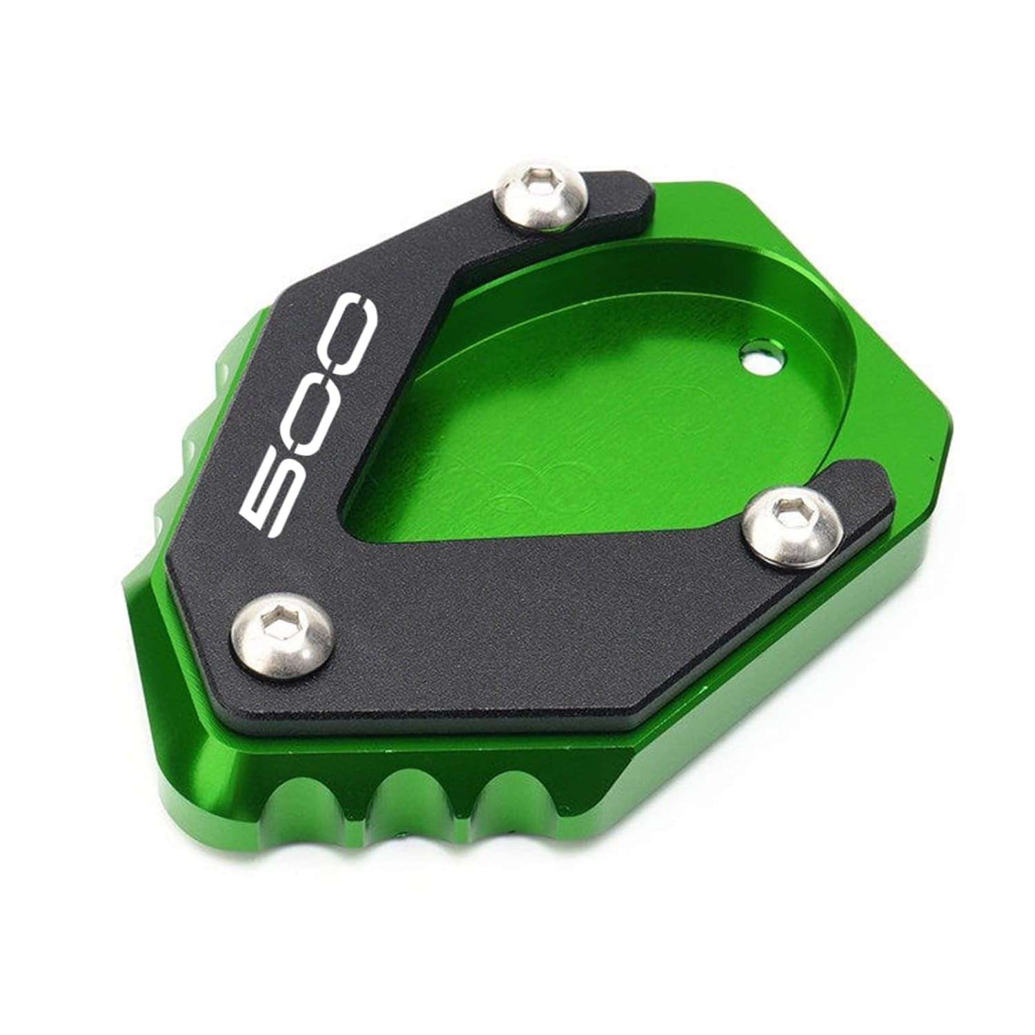 Extensor de Cavalete Verde para Kawasaki Ninja 500 / SE e Z500 / SE (2024-2026) - Mais Segurança e Estilo