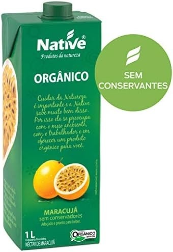 Néctar de Maracujá Orgânico, Native, 1L