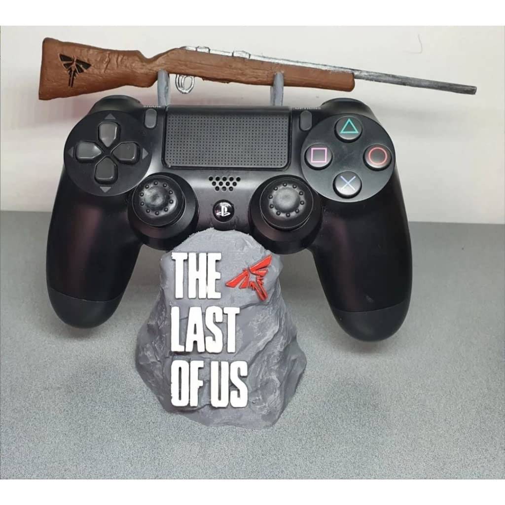 Suporte Premium para Controle de PS4: Tema The Last of Us - Organize e Exiba seu Joystick!