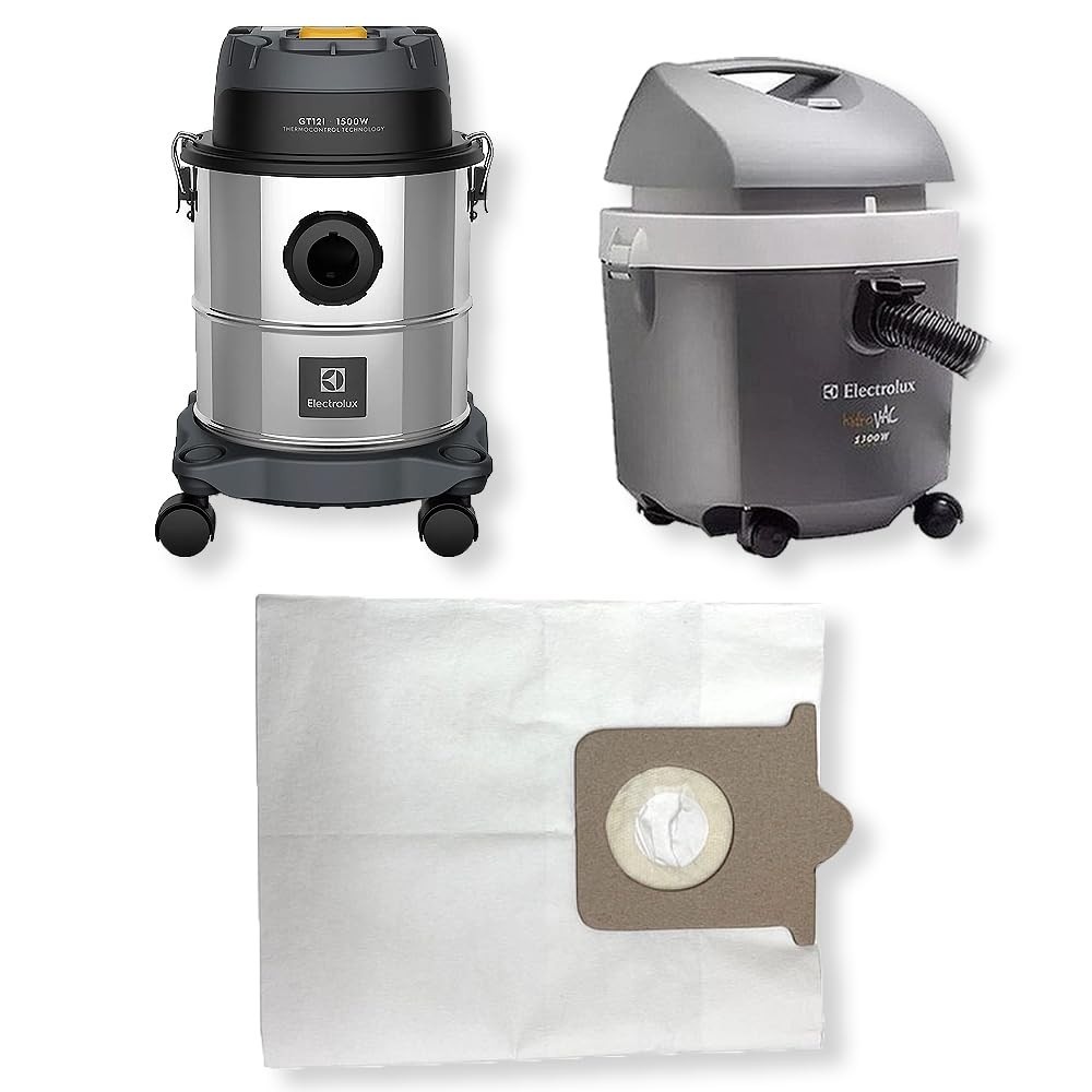 Sacos Refil Coletor de Papel para Aspirador Electrolux Hidrovac 1300 GT12i - 3 Unidades