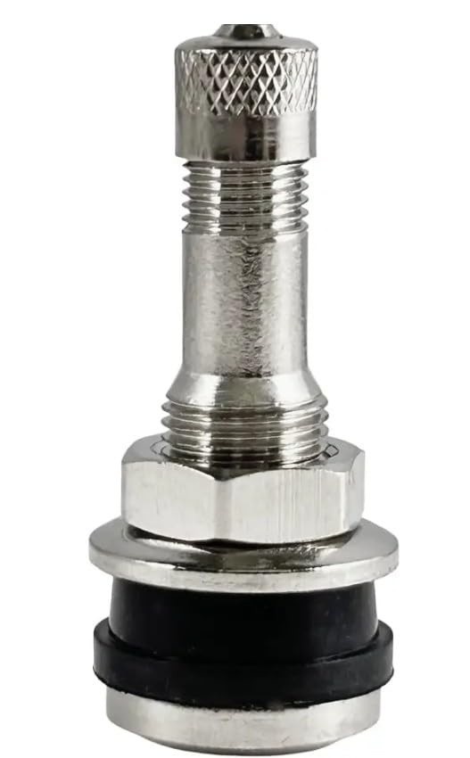 Hastes de Válvula TR416 Cromadas: Durabilidade e Vedação Perfeita para Seus Pneus (4 Peças)
