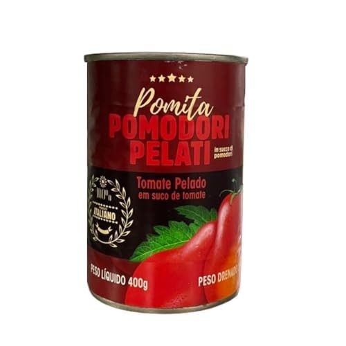 Pomita de Tomate Pomodori Pelati Lata 400g