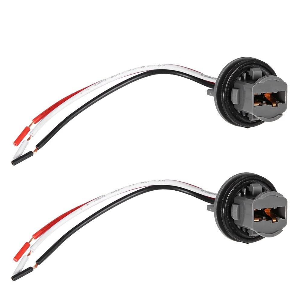Conector de Lâmpada de Freio 7443 - Cobre 12V de Alta Performance (2 Peças)
