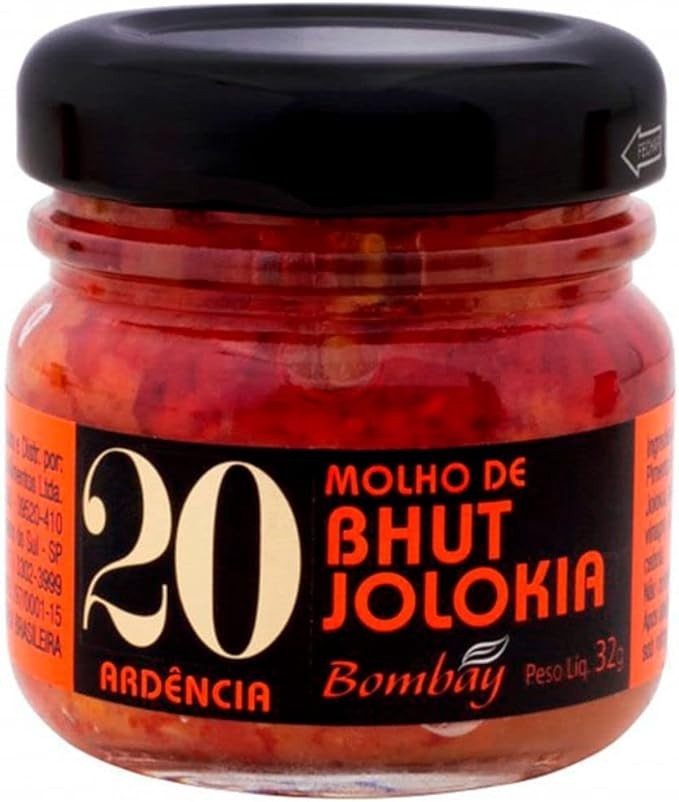 Molho de Pimenta Bhut Jolokia 32g