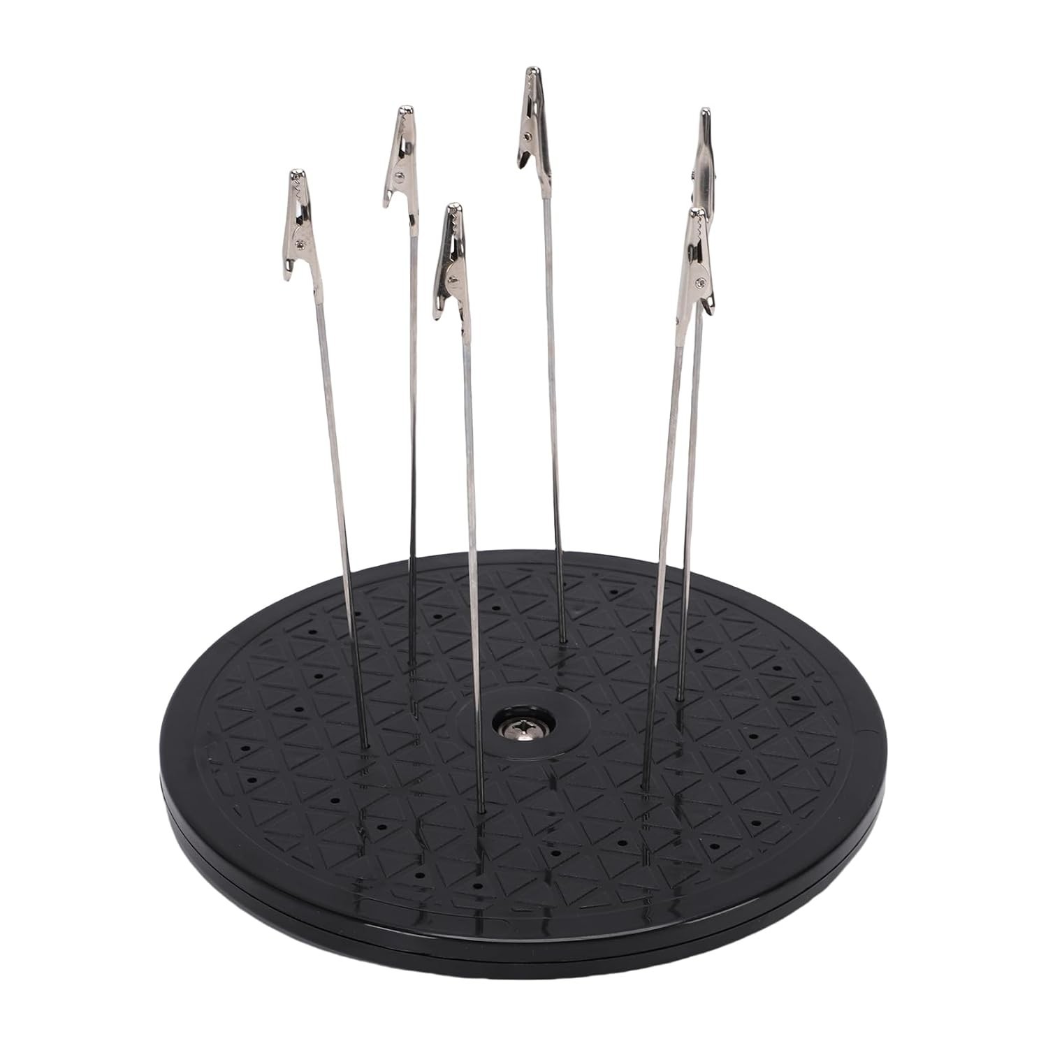 Sanpyl Plataforma Giratória 360° para Pintura de Modelos - 7.5" com Clipe de Metal