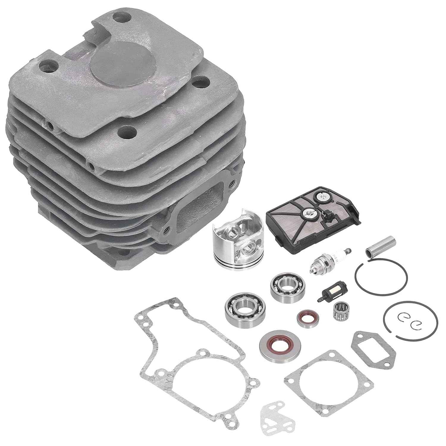 KIT CILINDRO E PISTÃO MOTOSSERRA MS038 380 - Peças de Reposição Premium