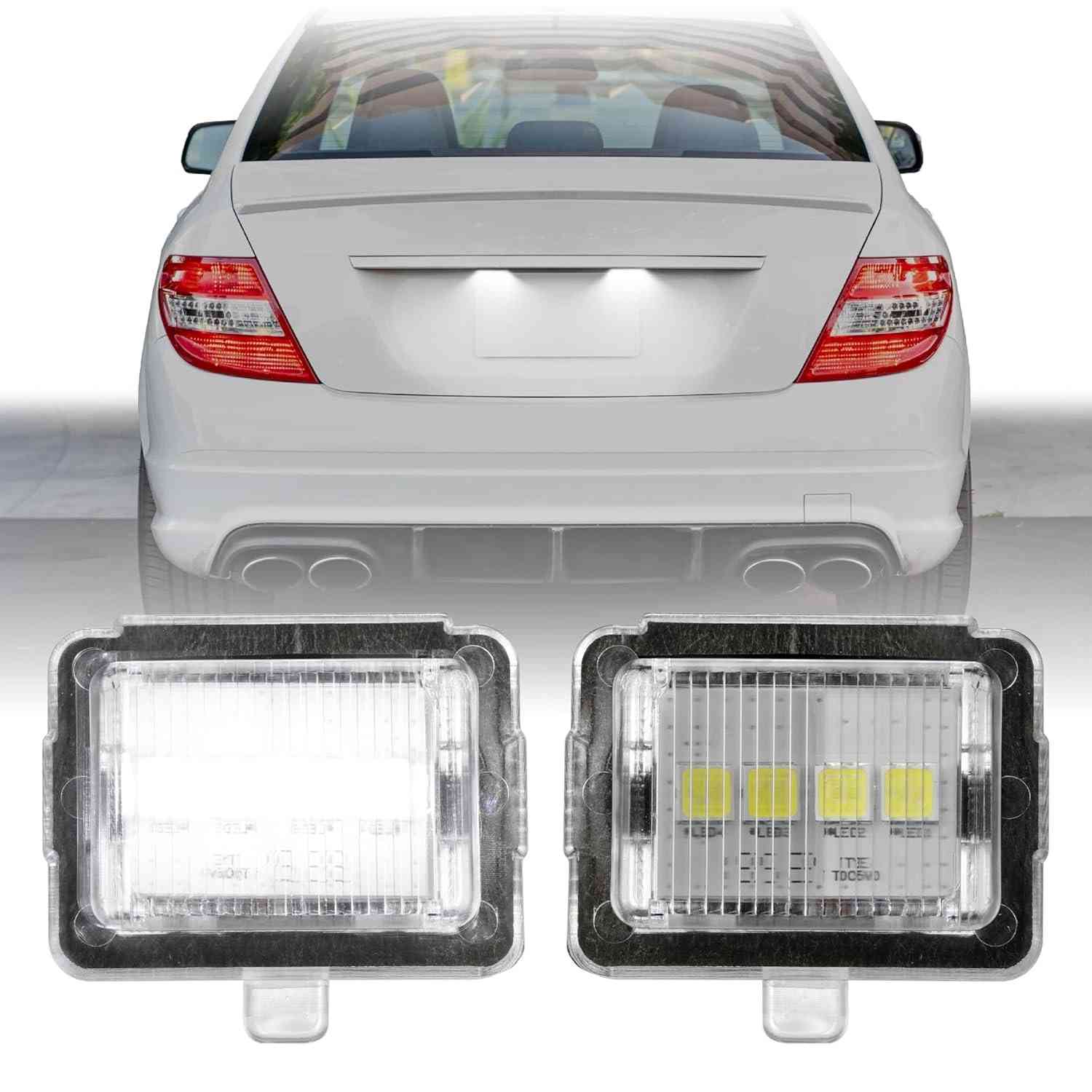 Luz de Placa LED USR para Mercedes-Benz W204 (08-11) - Par Completo