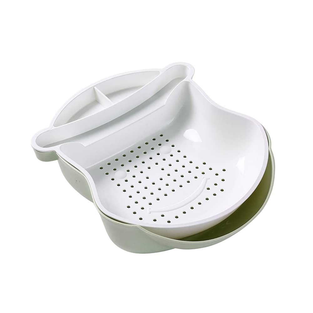 Prato de Frutas Layers Snacks com Suporte para Celular - Copo de Armazenamento Ecológico com Design Inovador