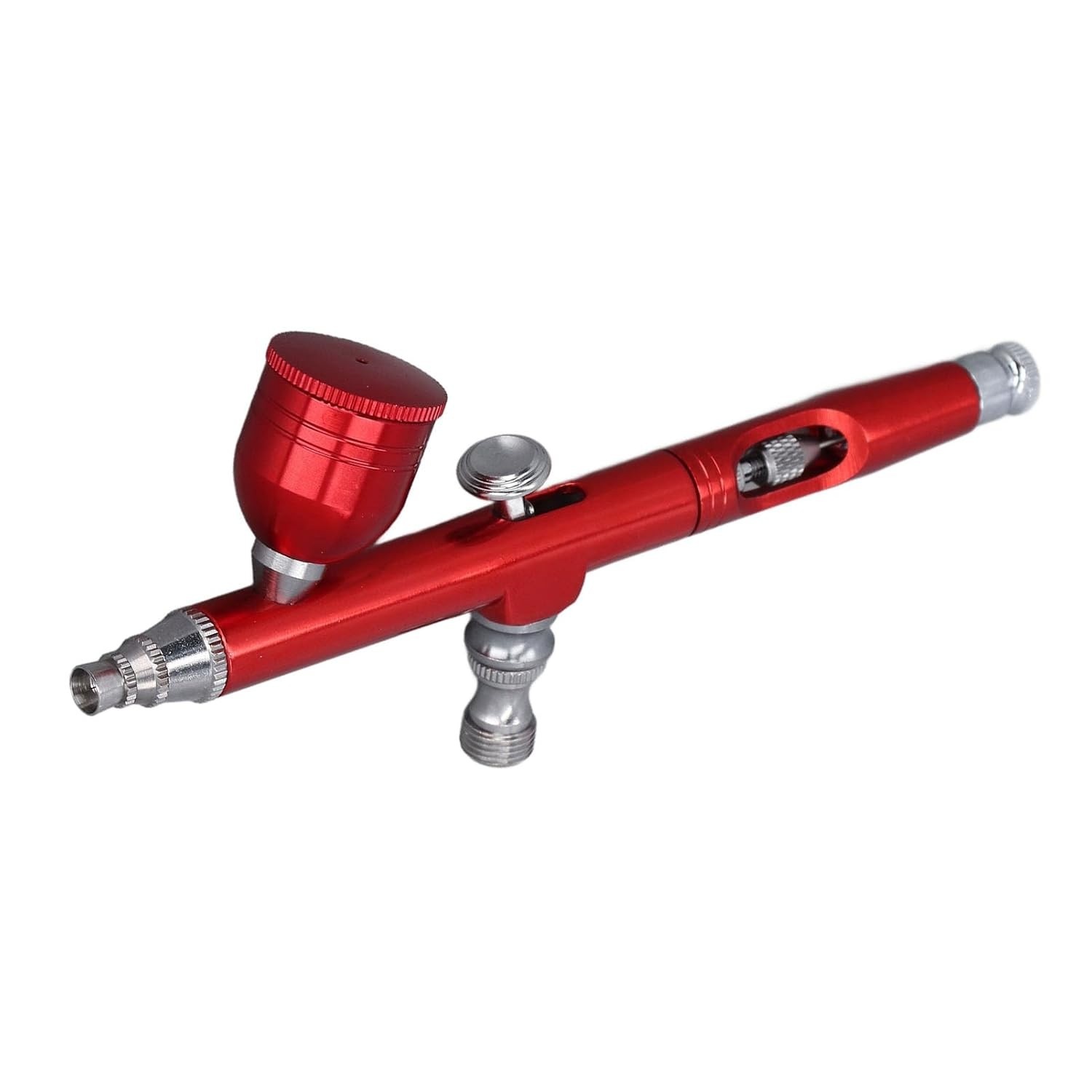 Pistola de Aerógrafo Profissional 0.3mm com Controle de Fluxo - Ideal para Pintura de Modelos, Móveis e Arte