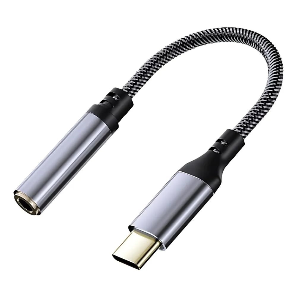 Adaptador USB-C para P2 (3.5mm): Som de Qualidade em Qualquer Dispositivo!