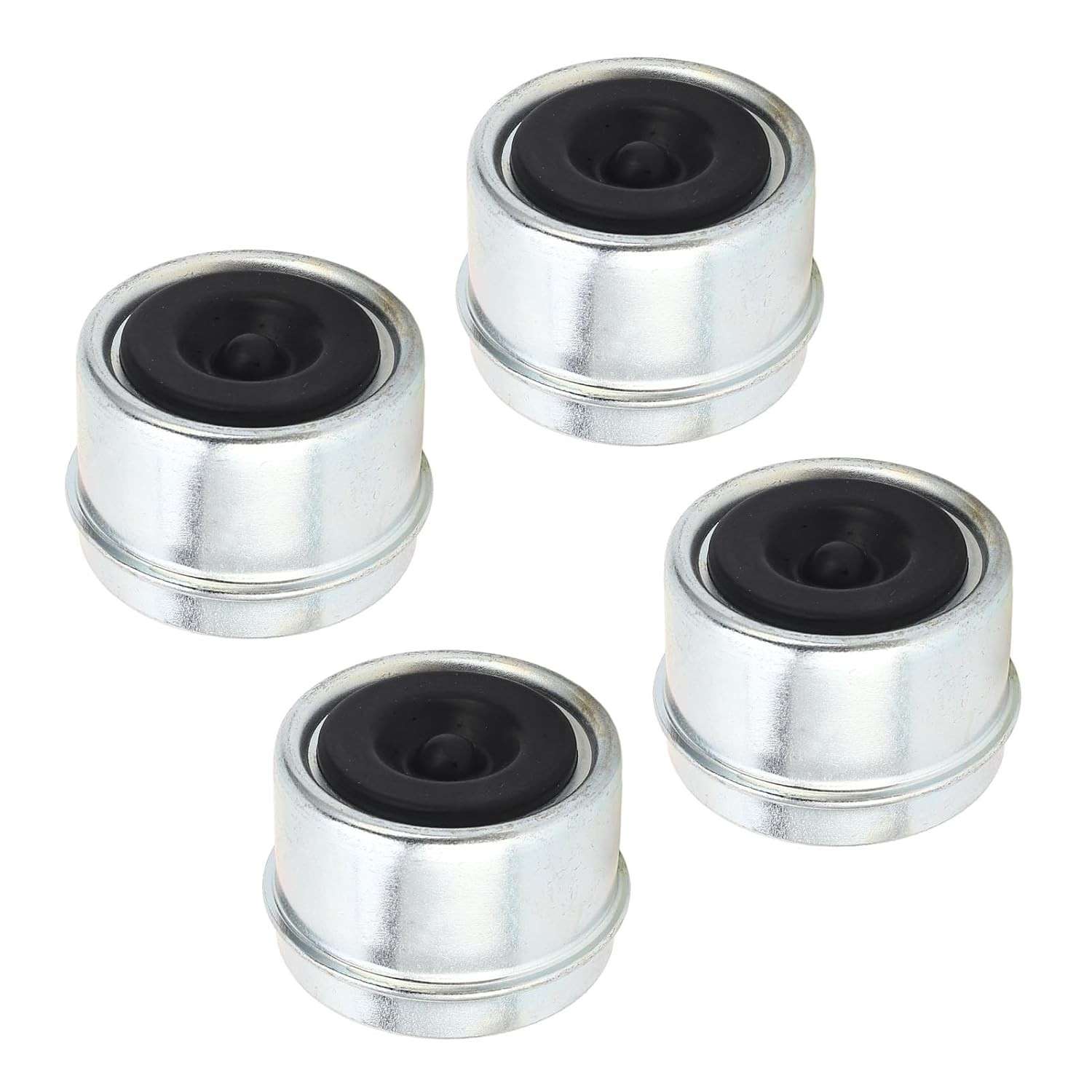 Tampão de Poeira para Rolamento de Reboque 4 Peças - Proteção Durável para Cubos de 2000-3500 Lbs