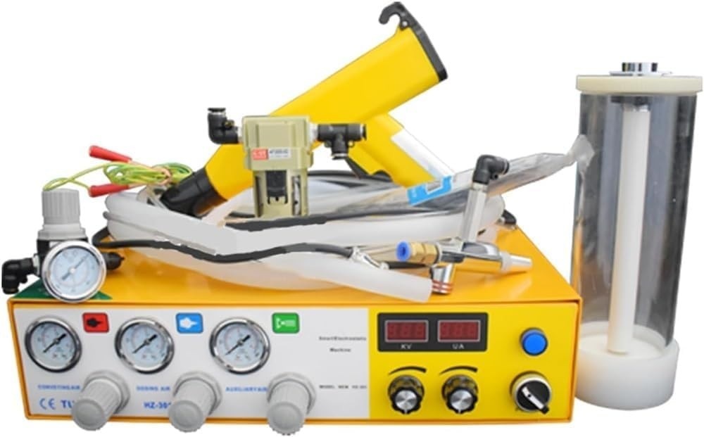 Pulverizador de Pó de Plástico Manual - Sistema Completo para Revestimento Profissional