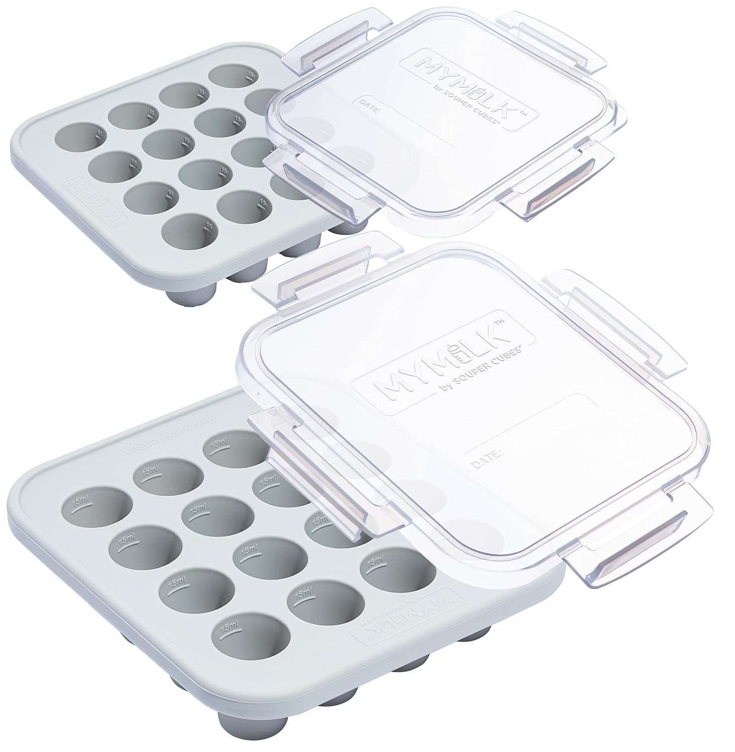 Souper Cubes MyMilk - Bandejas de Silicone para Congelar Leite Materno com 227g de Capacidade