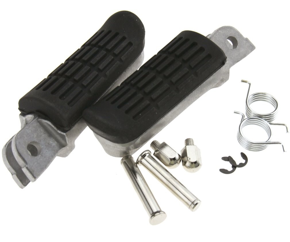 Par de Apoios de Pé para Yamaha FJR 1300, FZ6, FZ1, XJ6 - Conforto e Estilo para Sua Moto