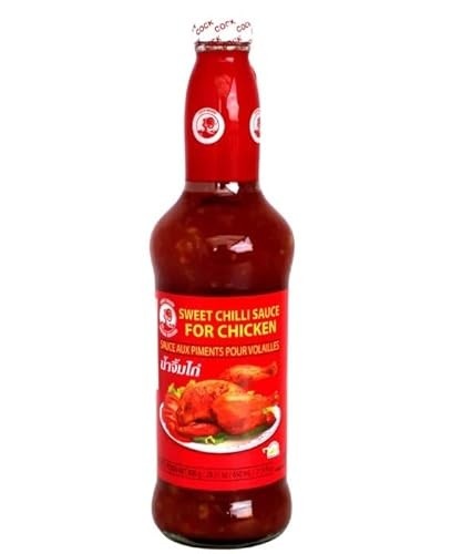 Molho Geleia de Pimenta Tailandesa Doce Para Frango Sweet Chili Sauce Cock Brand - 800g