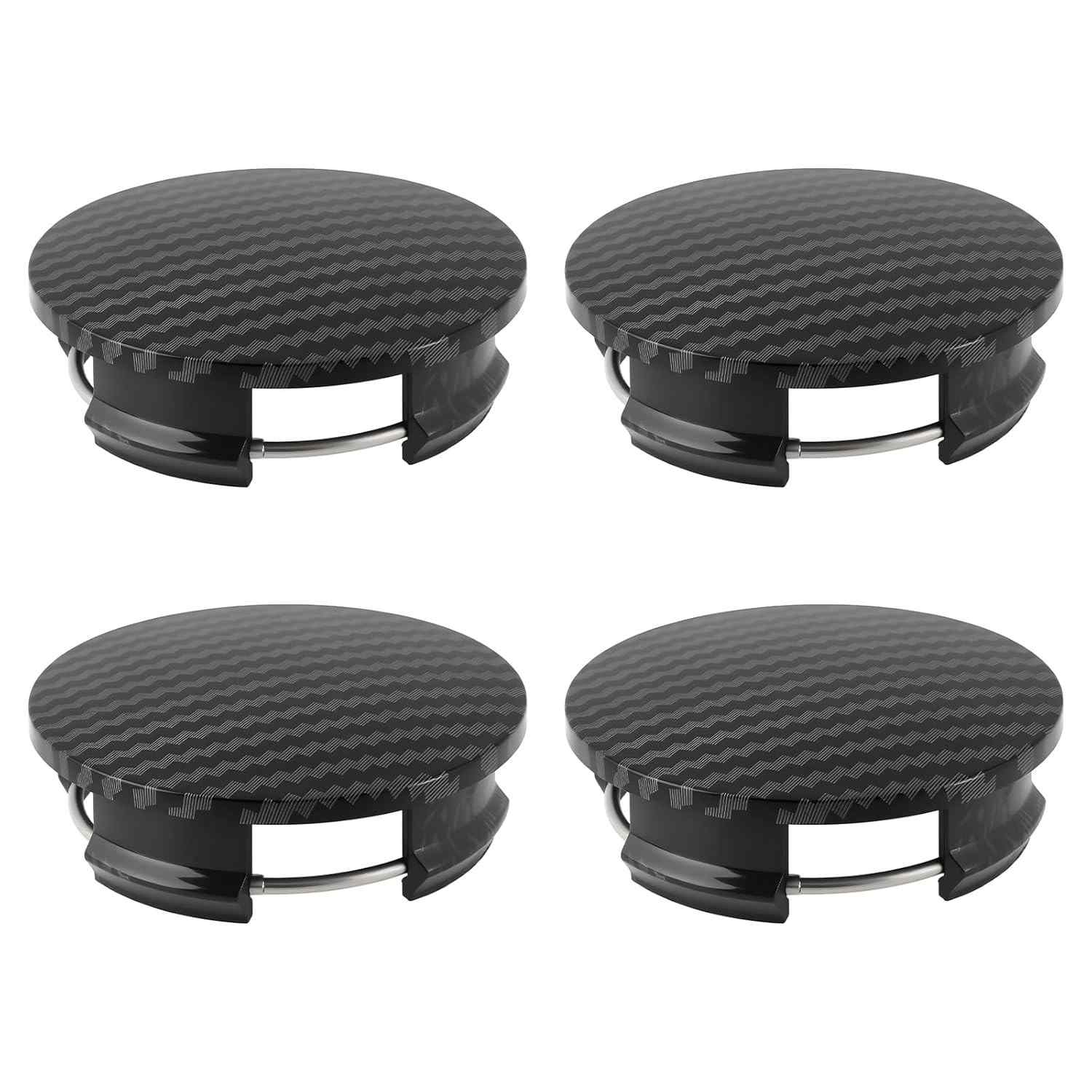 4 peças de tampas de cubo de centro de roda de carro compatíveis com Atez compatíveis com Angkesaila 57 x 54 x 45 mm