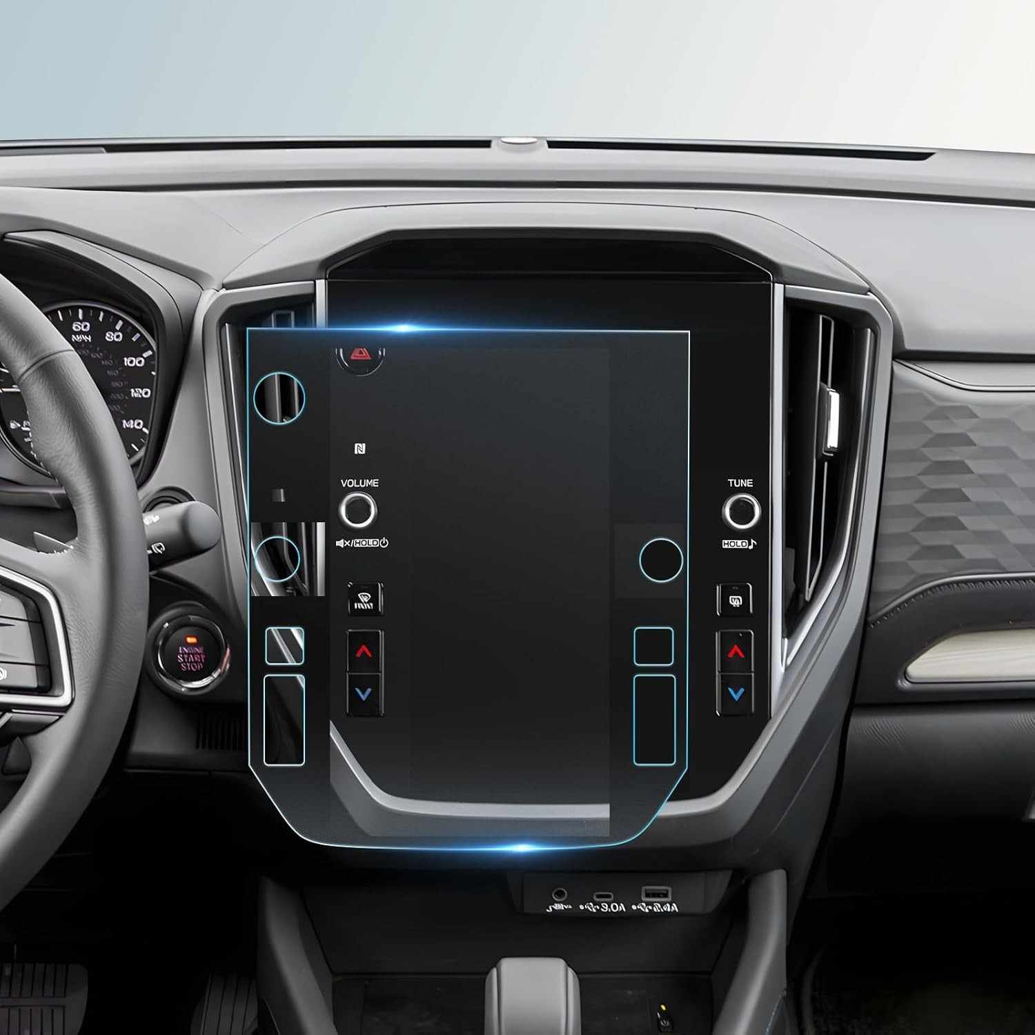 Protetor de Tela Fosco Antirreflexo BIBIBO para Subaru Forester 2025-2026 (11.6") - Proteção Premium