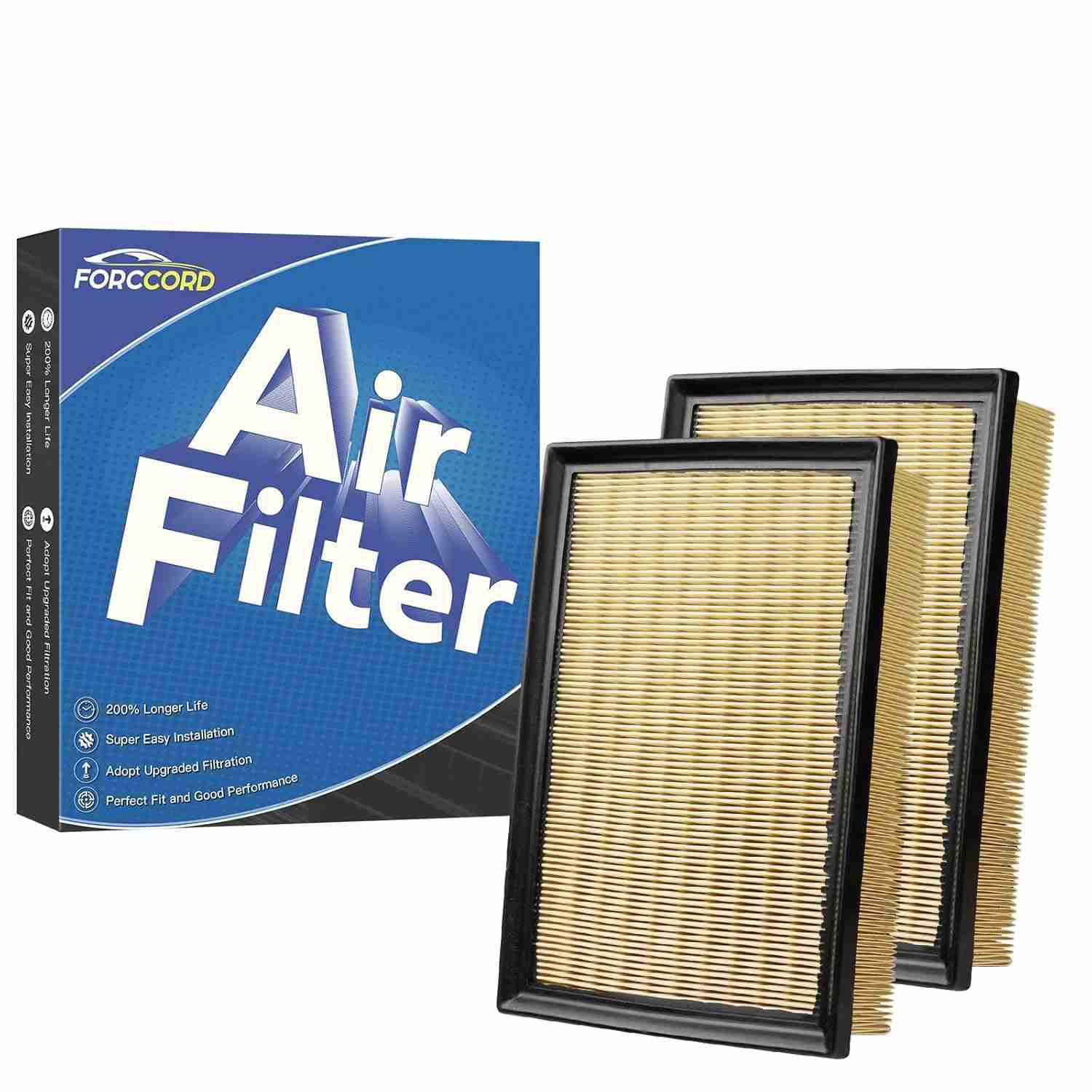 Kit 2 Filtros de Ar Motor para Lexus RX450hL/RX450h e Toyota Highlander 3.5L - CA12378