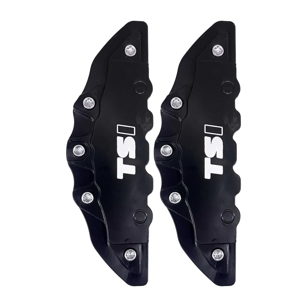 Kit 2 Capas Pinça de Freio Automotivo TSI - Design Esportivo PRETO