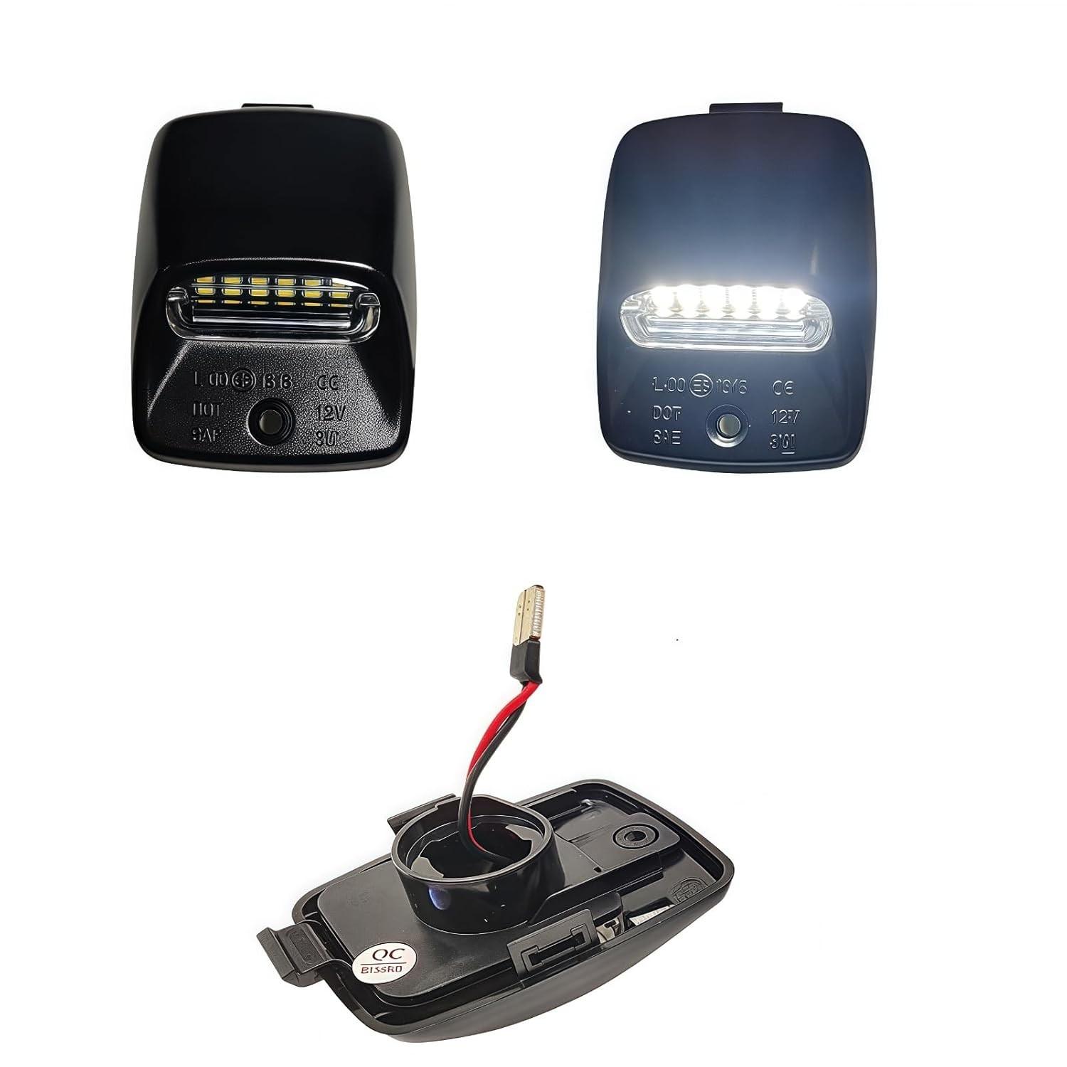 Luz de Placa LED 6000K para Toyota Tacoma & Tundra: Iluminação Brilhante e Duradoura