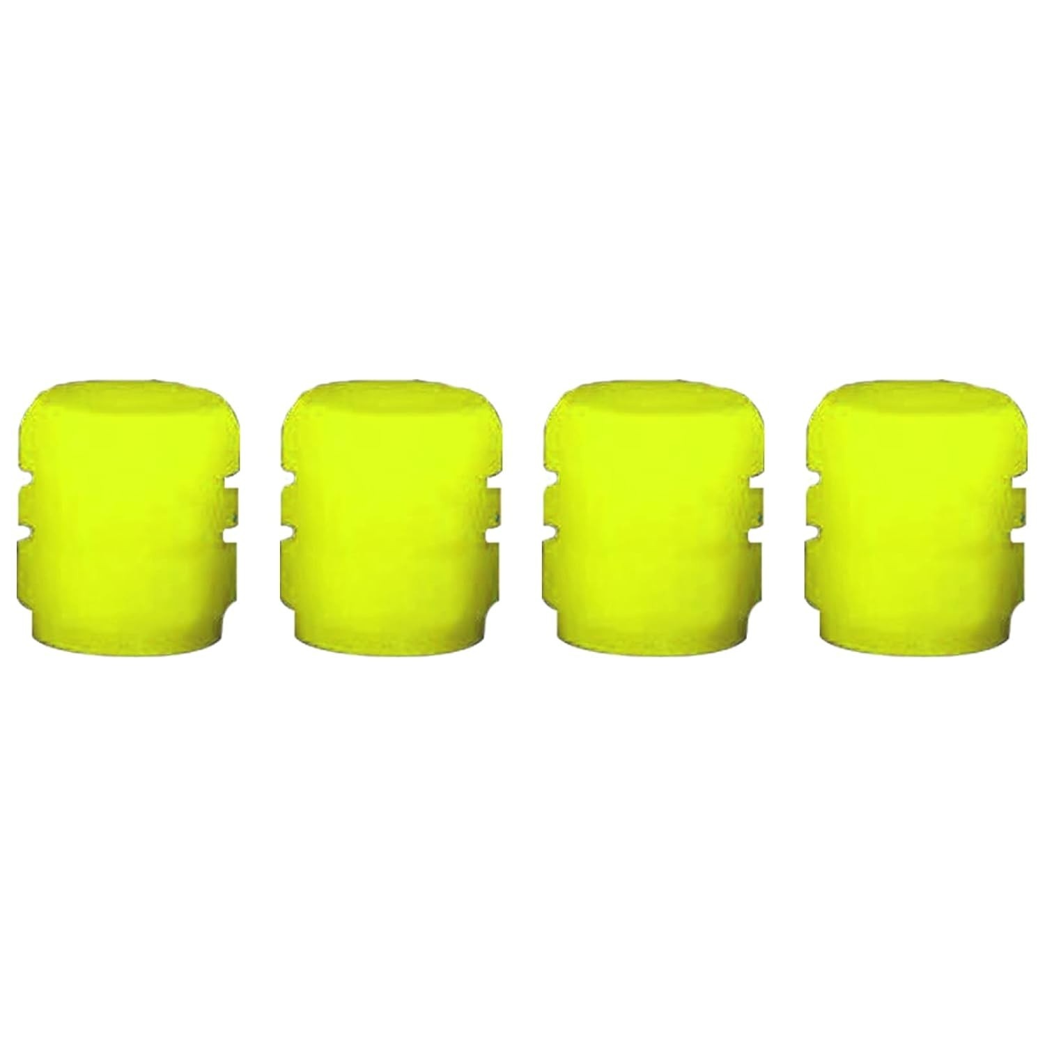 Tampas de Válvula Fluorescentes para Pneus: Segurança e Estilo Luminoso (4 Unidades)
