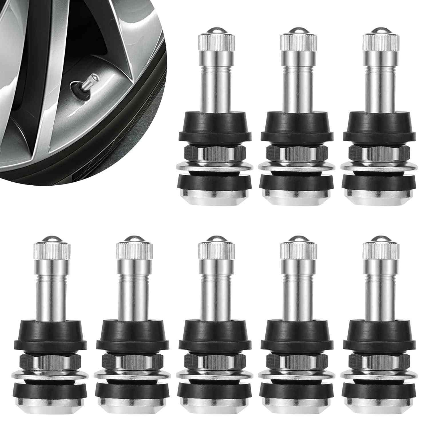 8 Hastes de Válvula TR416 de Metal para Pneus: Alta Pressão e Durabilidade Universal