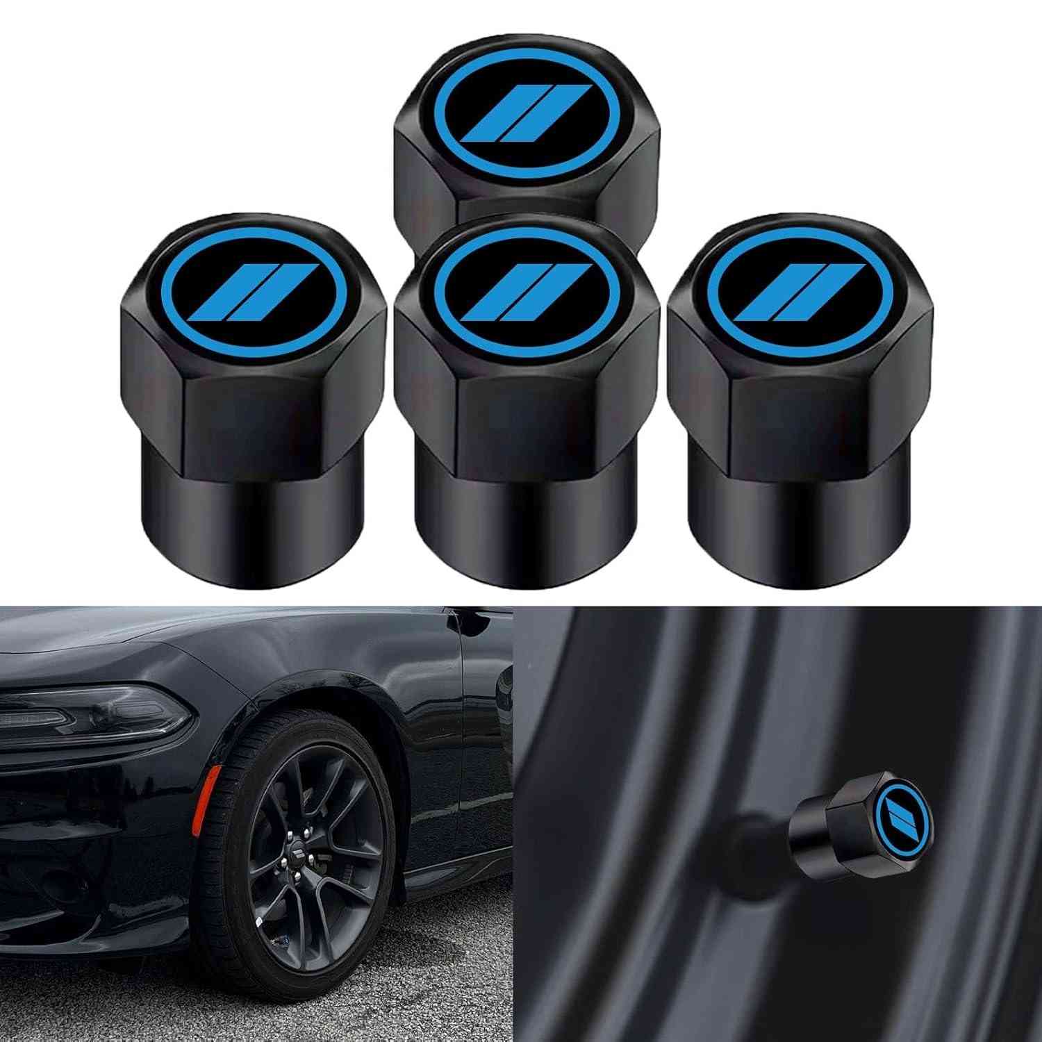 x xotic tech // Tampas de tampa de haste de válvula de pneu Slash compatíveis com Dodge Challenger Charger Durango Avenger SRT Hornet R/T Dart Journey Magnum Nitro Caliber, conjunto de tampas de