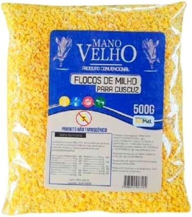 Kit 3X: Flocos de Milho Natural Mano Velho 500g