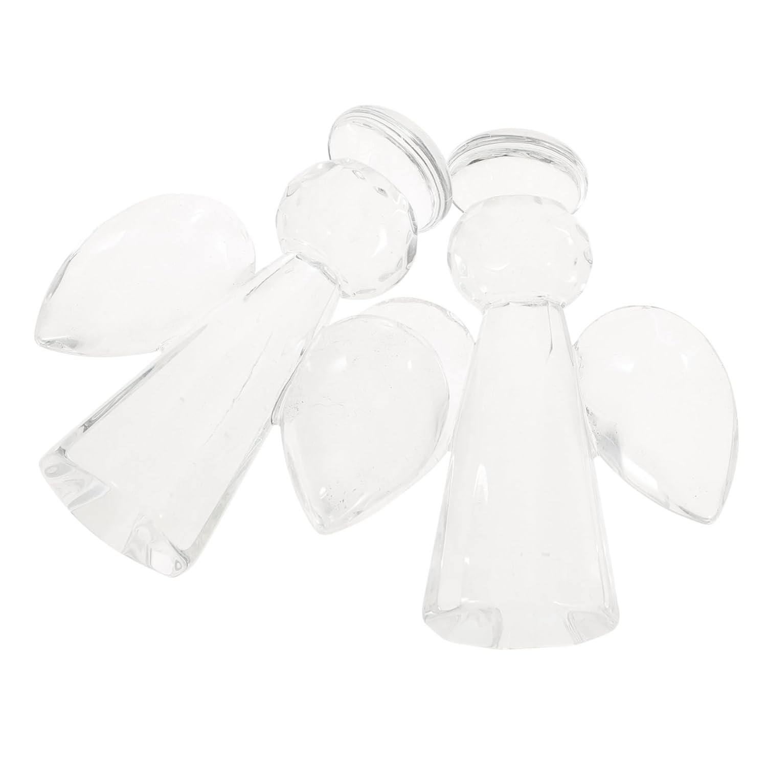 Anjos de Vidro Elegantes - Decoração Criativa para Mesa e Ambientes