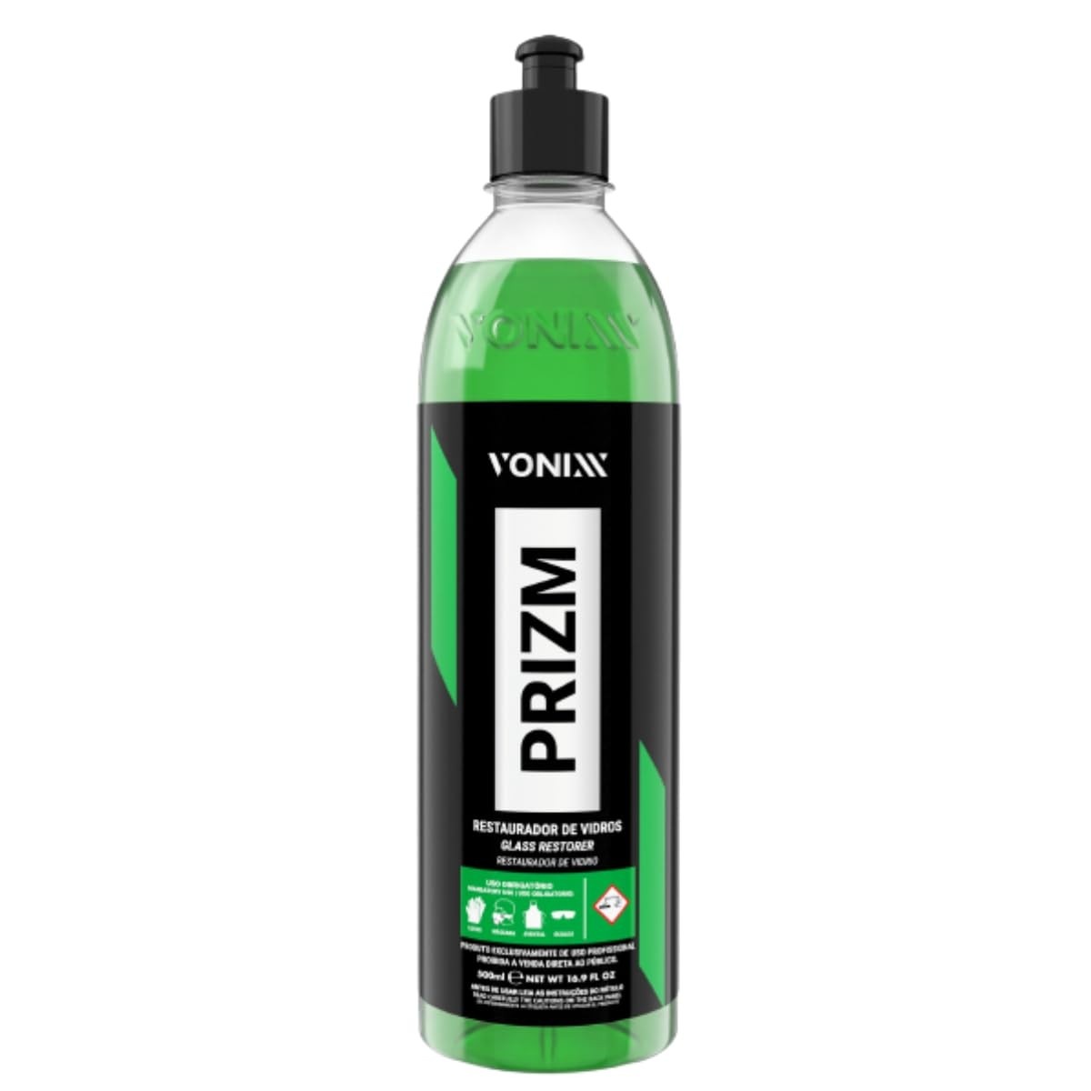 Vonixx Prizm: Vidros Impecáveis e Livres de Chuva Calcificada | 500ml