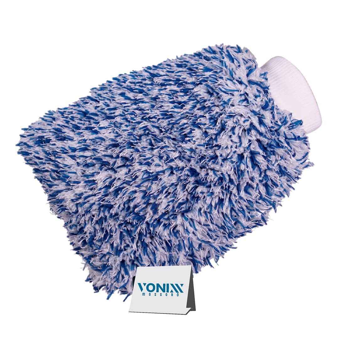 Luva de Microfibra Vonixx Pré-Polimento Abrasiva: Limpeza Profunda Sem Riscos