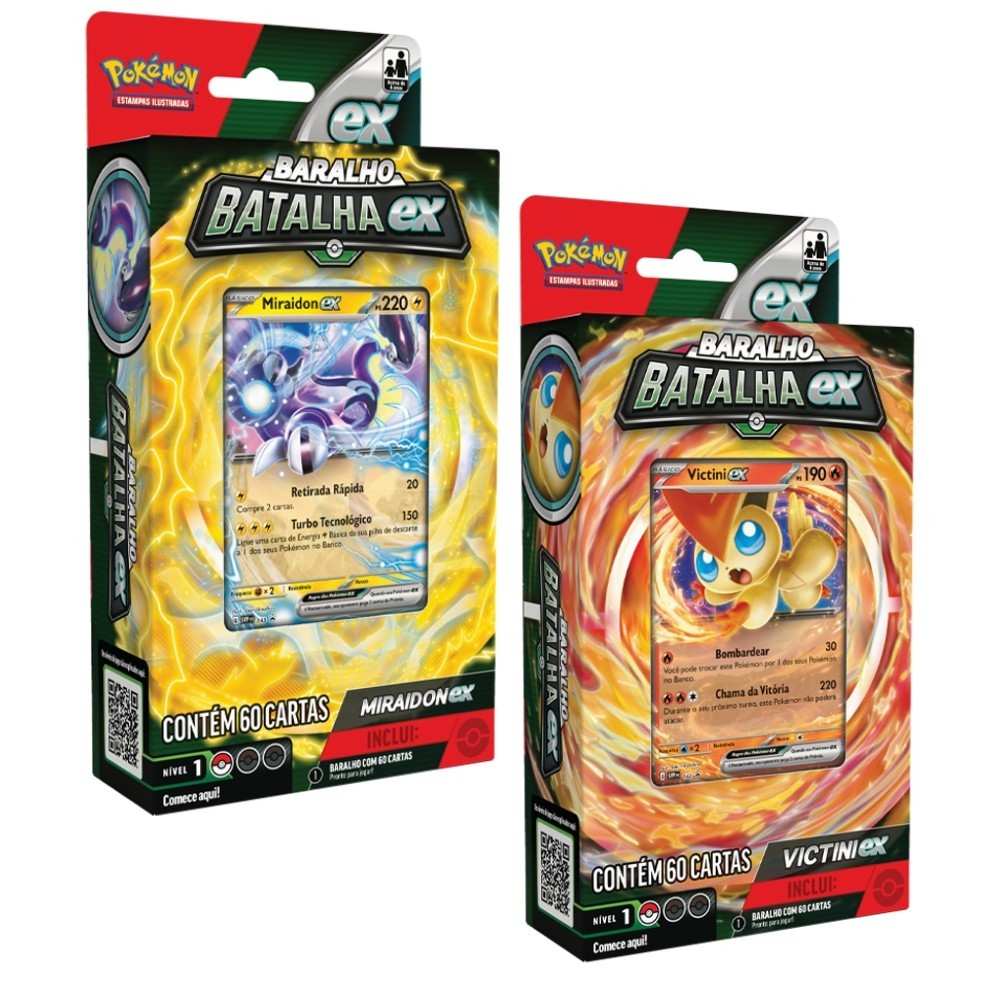 Deck Pokémon EX: Miraidon ou Victini